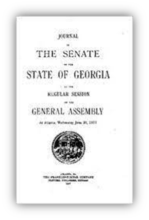 "Journal of the Senate of Georgia, Regular Session, June 28, 1921."