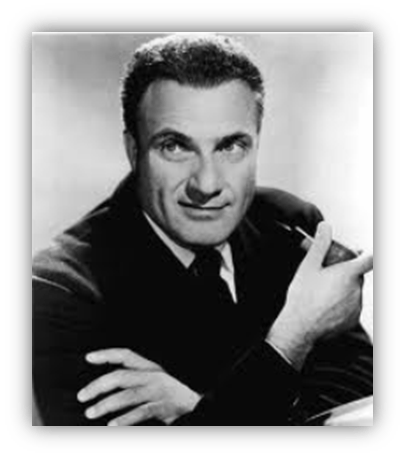 Black and white portrait of a man in a suit, holding a cigarette, with a confident expression.