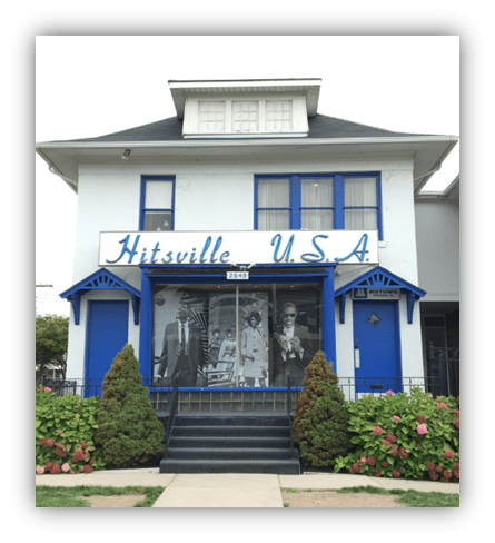 "Hitsville U.S.A. building, home of Motown Records, featuring iconic music history."