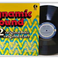 Alt text: "Dynamic Sound vinyl record album featuring 22 original hits from various artists."
