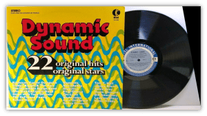 Alt text: "Dynamic Sound vinyl record album featuring 22 original hits from various artists."