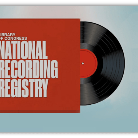 "National Recording Registry vinyl record by the Library of Congress."
