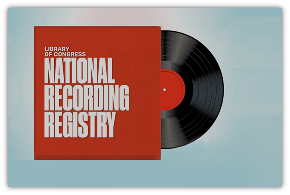 "National Recording Registry vinyl record by the Library of Congress."