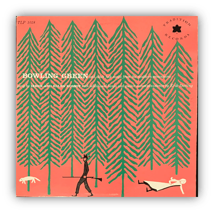 "Album cover for 'Bowling Green' by Tradition Records featuring a stylized forest design."