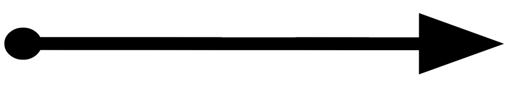 Black arrow graphic pointing right.