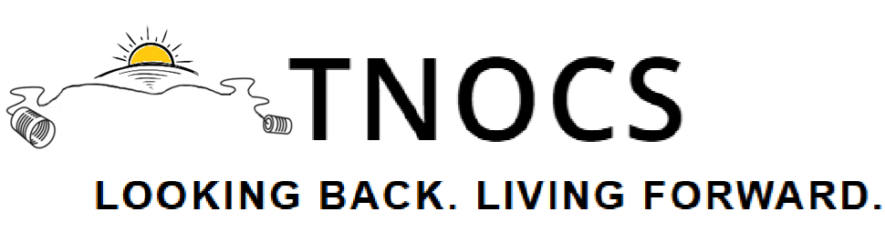 Alt text: "TNOCS logo with tagline 'Looking Back. Living Forward.'"